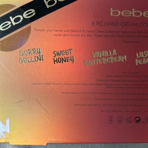 bebe 6 pc Hand Cream Collection Gift Pack for Her - Picture 5 of 10